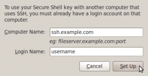 Screenshot-Set Up Computer for SSH
Connection