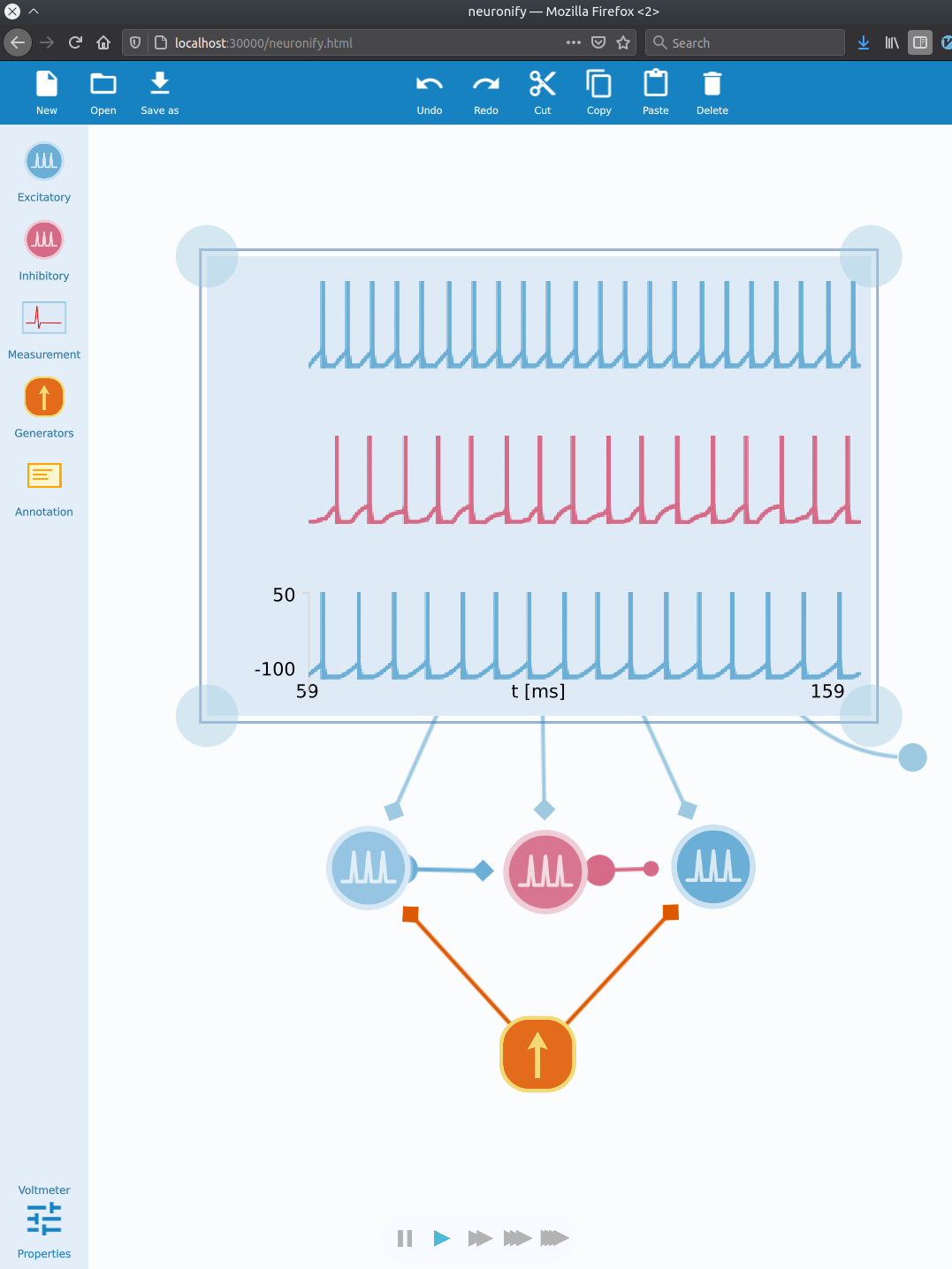 Neuronify in the web browser